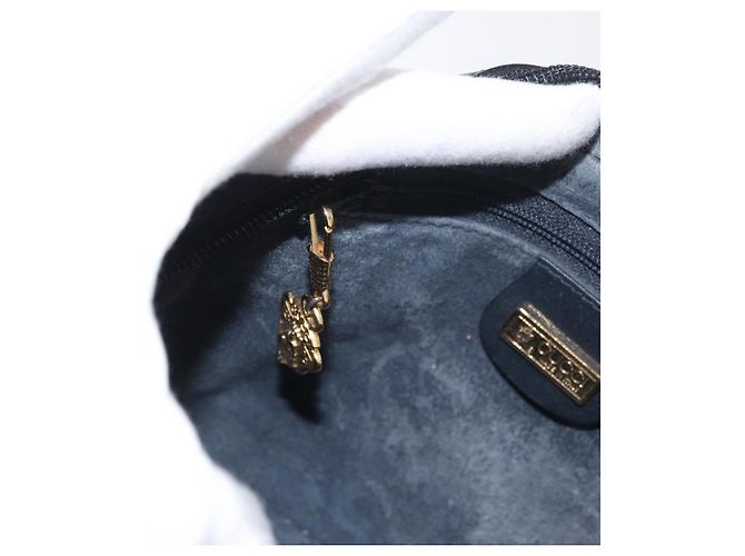 Bolsa de Ombro GUCCI Micro GG Supreme PVC Marinho Ouro 007 56 0095 Auth 180046 Dourado Azul marinho - vista 20
