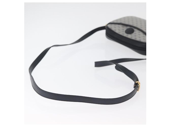 Bolsa de Ombro GUCCI Micro GG Supreme PVC Marinho Ouro 007 56 0095 Auth 180046 Dourado Azul marinho - vista 7