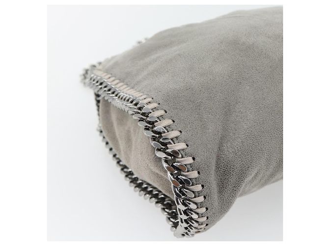 Autre Marque Stella MacCartney Chain Falabella Tasche polyester 2way Gray 495151 Auth BA13093 Braun Silber - Ansicht 18