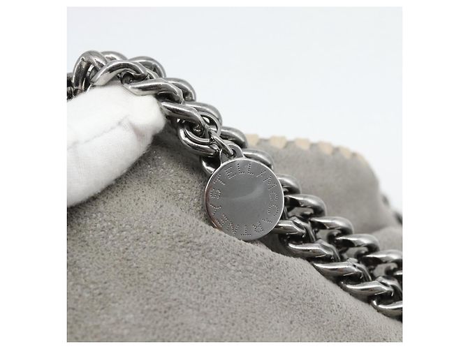 Autre Marque Stella MacCartney Chain Falabella Tasche polyester 2way Gray 495151 Auth BA13093 Braun Silber - Ansicht 19