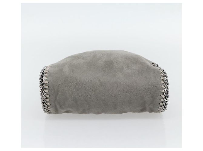 Autre Marque Stella MacCartney Chain Falabella Tasche polyester 2way Gray 495151 Auth BA13093 Braun Silber - Ansicht 5