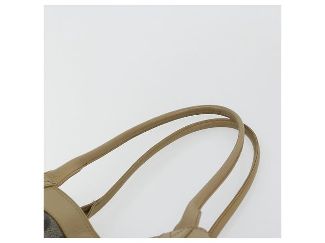 Borsa Tote SAINT LAURENT in PVC e tela marrone Auth 182427 - vista 6
