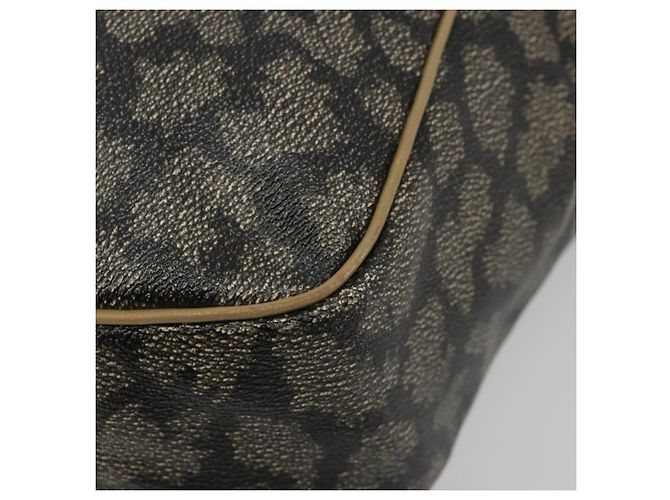 Borsa Tote SAINT LAURENT in PVC e tela marrone Auth 182427 - vista 7