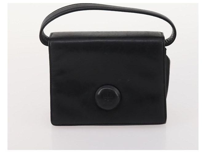 Borsa GIVENCHY Chloe in Pelle Set da 3 Nero Marrone Auth 178857 - vista 10