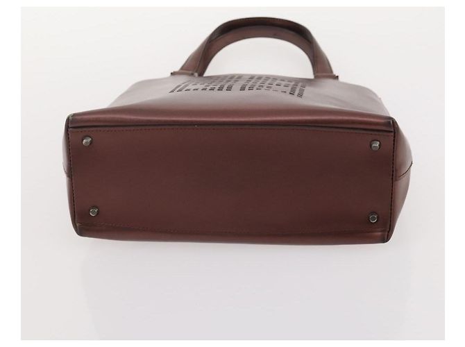 Borsa GIVENCHY Chloe in Pelle Set da 3 Nero Marrone Auth 178857 - vista 22