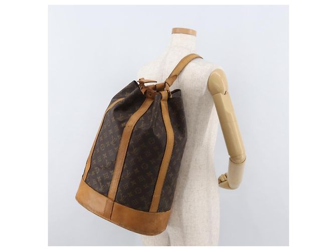 LOUIS VUITTON Borsa a Spalla Monogram Randonnee GM M42244 LV Auth 178906 Monogramma - vista 23