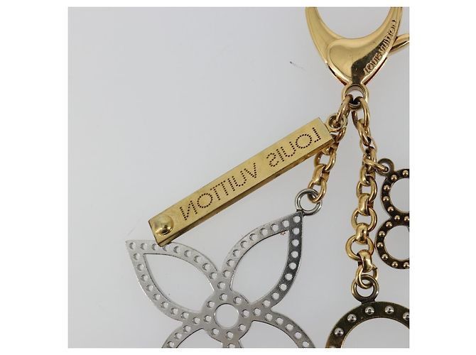 LOUIS VUITTON Bijou Sac Tapage Charm metal Gold Silver M65722 LV Auth 182244A Argento D'oro - vista 10