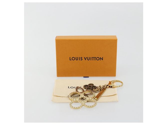LOUIS VUITTON Bijou Sac Tapage Charm metal Gold Silver M65722 LV Auth 182244A Argento D'oro - vista 14