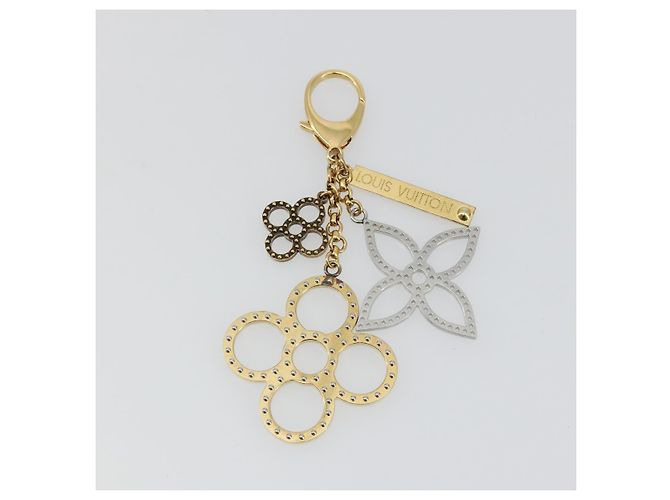 LOUIS VUITTON Bijou Sac Tapage Charm metal Gold Silver M65722 LV Auth 182244A Argento D'oro - vista 2
