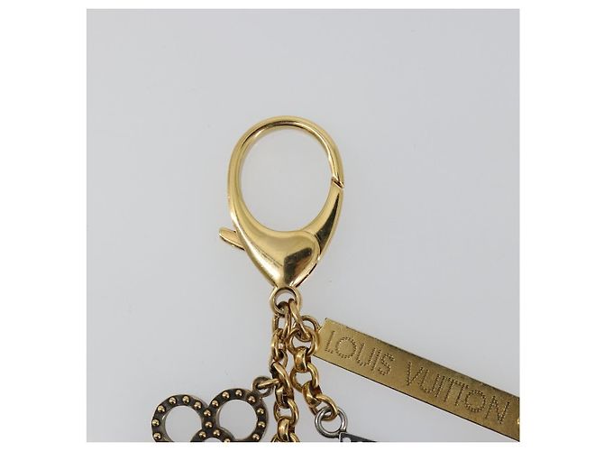 LOUIS VUITTON Bijou Sac Tapage Charm metal Gold Silver M65722 LV Auth 182244A Argento D'oro - vista 3