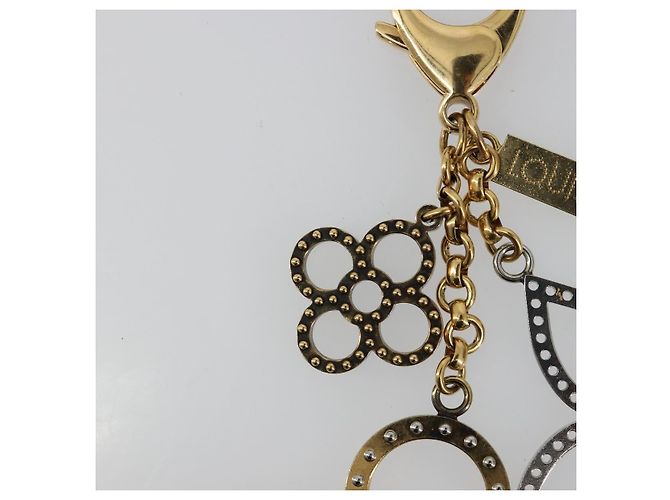 LOUIS VUITTON Bijou Sac Tapage Charm metal Gold Silver M65722 LV Auth 182244A Argento D'oro - vista 4