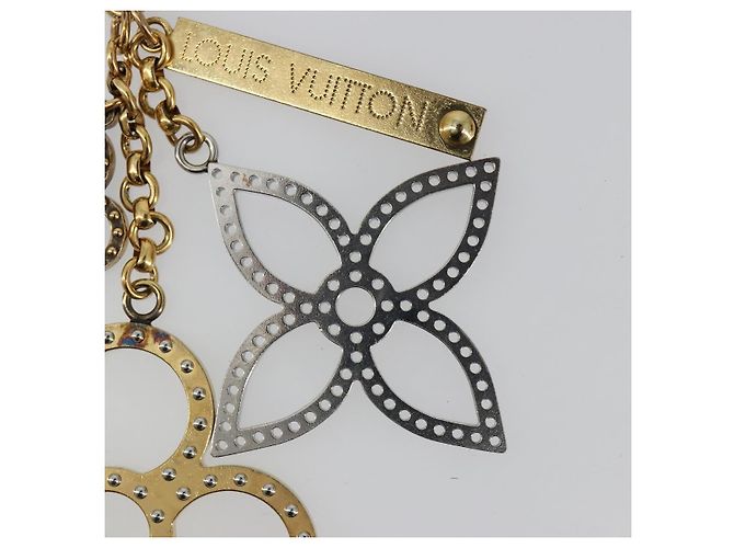 LOUIS VUITTON Bijou Sac Tapage Charm metal Gold Silver M65722 LV Auth 182244A Argento D'oro - vista 6
