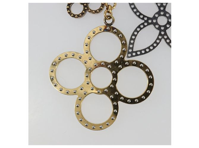 LOUIS VUITTON Bijou Sac Tapage Charm metal Gold Silver M65722 LV Auth 182244A Argento D'oro - vista 7