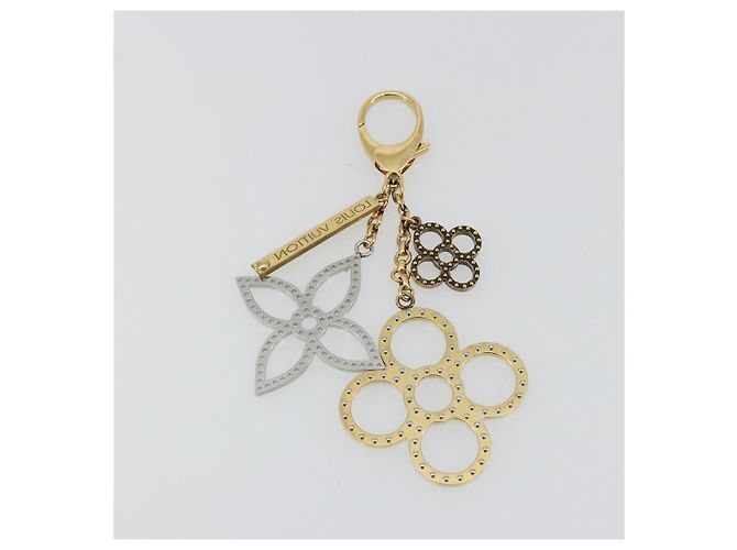 LOUIS VUITTON Bijou Sac Tapage Charm metal Gold Silver M65722 LV Auth 182244A Argento D'oro - vista 8