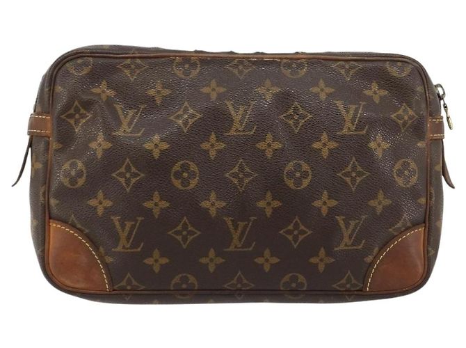 LOUIS VUITTON Clutch Monogram Compiegne 28 M51845 LV Auth 171274 Monogramma - vista 2