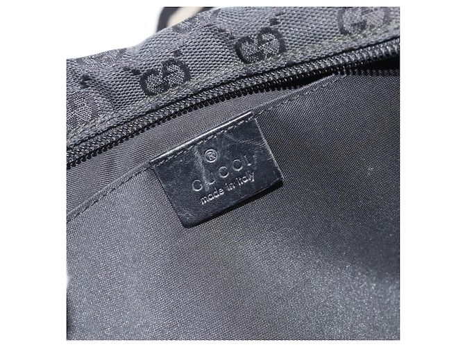 GUCCI GG Canvas Schultertasche Schwarz Silber 019 0375 Auth 178842 - Ansicht 19