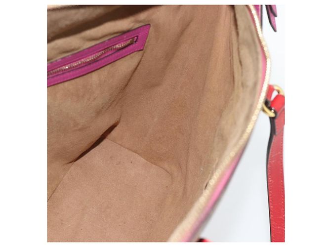 Borsa Tote GUCCI GG Supreme PVC Beige Oro 415721 Auth 181621 D'oro - vista 18