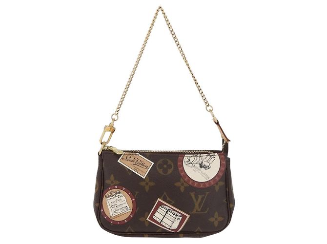 LOUIS VUITTON Monogram Patch Mini Pochette Accessoires Bolso M95804 Auth 181966V Monograma - vista 13