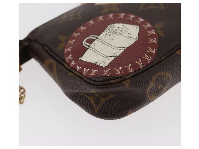 LOUIS VUITTON Monogram Patch Mini Pochette Accessoires Bolso M95804 Auth 181966V Monograma - vista 16