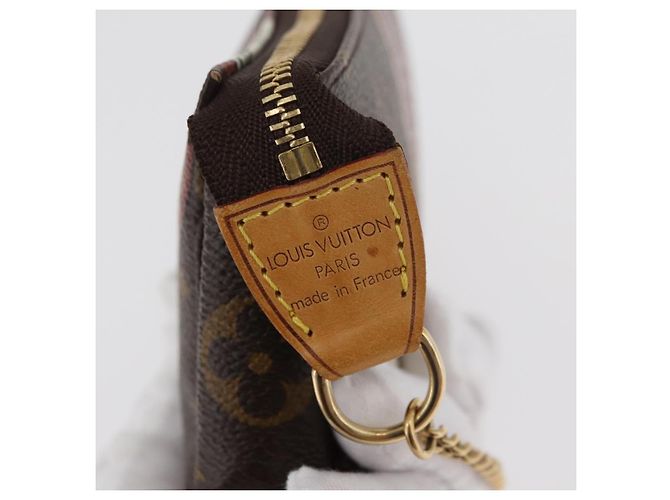 LOUIS VUITTON Monogram Patch Mini Pochette Accessoires Bolso M95804 Auth 181966V Monograma - vista 18