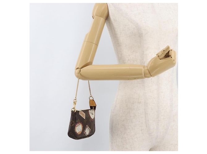LOUIS VUITTON Monogram Patch Mini Pochette Accessoires Bolso M95804 Auth 181966V Monograma - vista 21