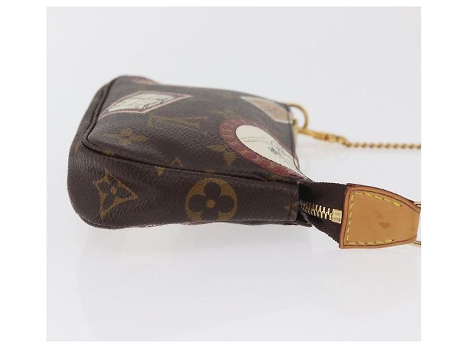 LOUIS VUITTON Monogram Patch Mini Pochette Accessoires Bolso M95804 Auth 181966V Monograma - vista 3