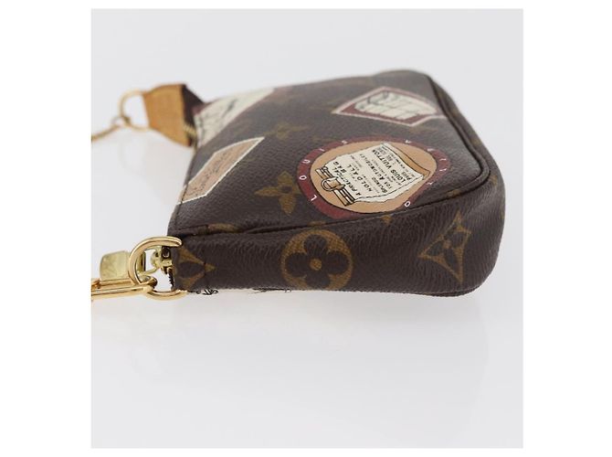 LOUIS VUITTON Monogram Patch Mini Pochette Accessoires Bolso M95804 Auth 181966V Monograma - vista 4