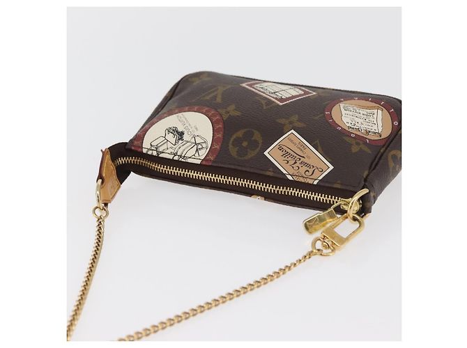 LOUIS VUITTON Monogram Patch Mini Pochette Accessoires Bolso M95804 Auth 181966V Monograma - vista 6