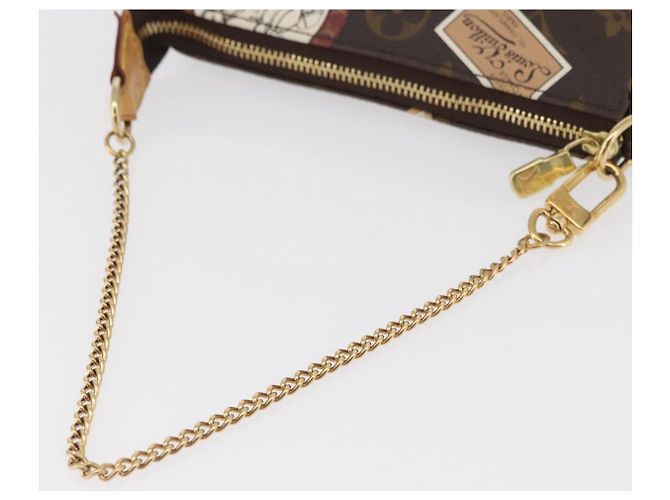 LOUIS VUITTON Monogram Patch Mini Pochette Accessoires Bolso M95804 Auth 181966V Monograma - vista 7