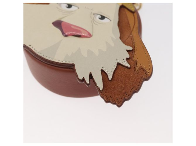 LOEWE Studio Ghibli Cookie Pouch Hin Howl's Moving Castle Auth 167366SM Marrone - vista 15