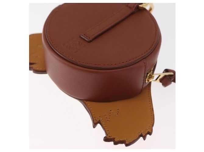 LOEWE Studio Ghibli Cookie Pouch Hin Howl's Moving Castle Auth 167366SM Marrone - vista 17