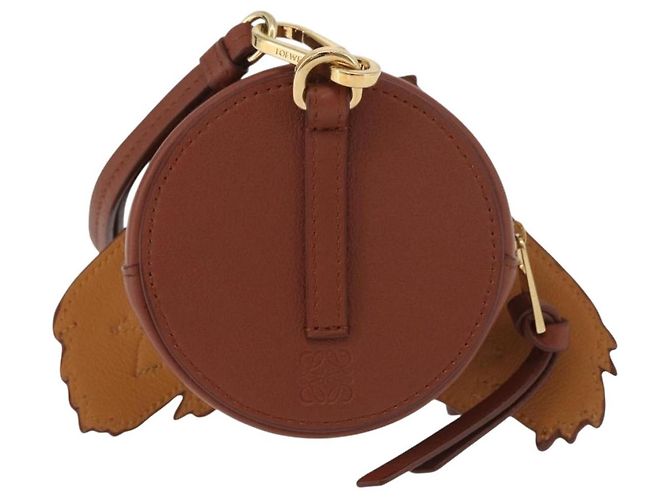 LOEWE Studio Ghibli Cookie Pouch Hin Howl's Moving Castle Auth 167366SM Marrone - vista 2