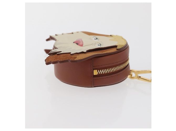 LOEWE Studio Ghibli Cookie Pouch Hin Howl's Moving Castle Auth 167366SM Marrone - vista 3