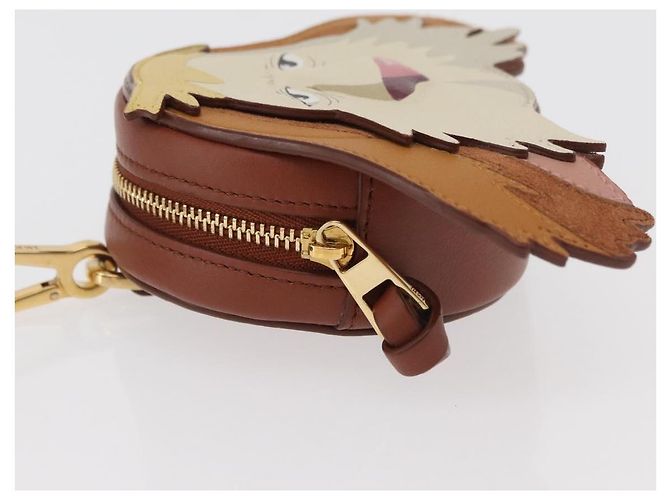 LOEWE Studio Ghibli Cookie Pouch Hin Howl's Moving Castle Auth 167366SM Marrone - vista 4