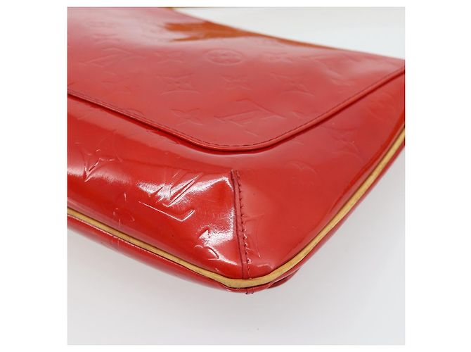 LOUIS VUITTON Monogram Vernis Thompson Street Bag Red Rouge M91094 Auth 182774 Rosso - vista 15