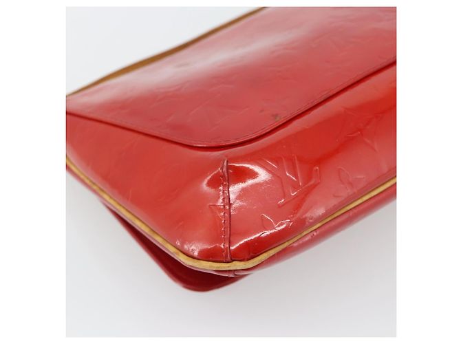 LOUIS VUITTON Monogram Vernis Thompson Street Bag Red Rouge M91094 Auth 182774 Rosso - vista 16
