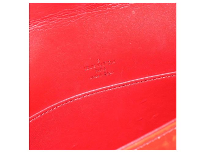 LOUIS VUITTON Monogram Vernis Thompson Street Bag Red Rouge M91094 Auth 182774 Rosso - vista 18