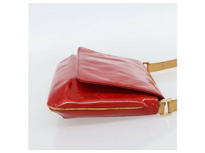 LOUIS VUITTON Monogram Vernis Thompson Street Bag Red Rouge M91094 Auth 182774 Rosso - vista 4