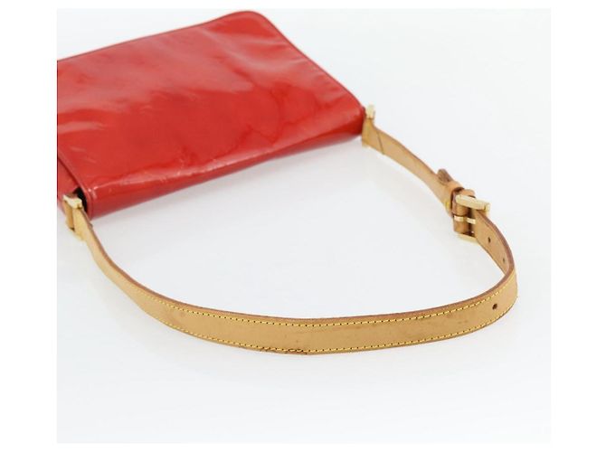 LOUIS VUITTON Monogram Vernis Thompson Street Bag Red Rouge M91094 Auth 182774 Rosso - vista 7