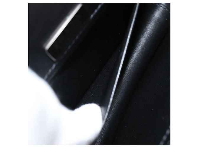 Borsa a Spalla con Catena PRADA in Pelle Nera Auth 182547M Nero - vista 21