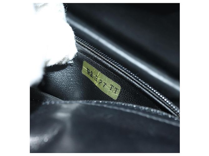 CHANEL Matelasse Chain Shoulder Bag Lamb Skin Black Gold CC Auth yk20399SAV Nero D'oro - vista 11