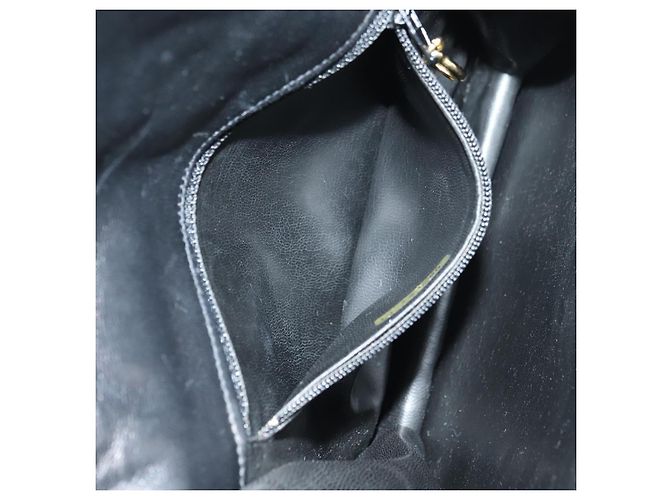 CHANEL Matelasse Chain Shoulder Bag Lamb Skin Black Gold CC Auth yk20399SAV Nero D'oro - vista 23