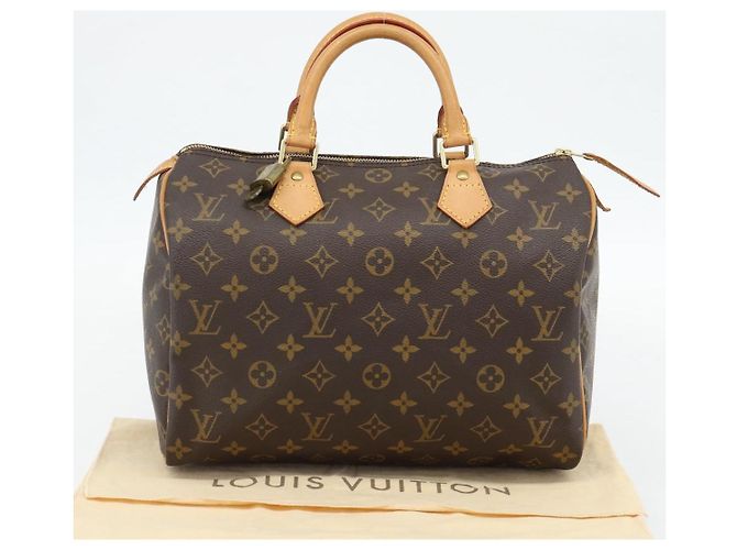 LOUIS VUITTON Bolso Monogram Speedy 30 M41526 LV Auth 181837SAV Monograma - vista 12