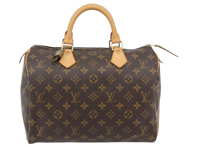 LOUIS VUITTON Bolso Monogram Speedy 30 M41526 LV Auth 181837SAV Monograma - vista 13
