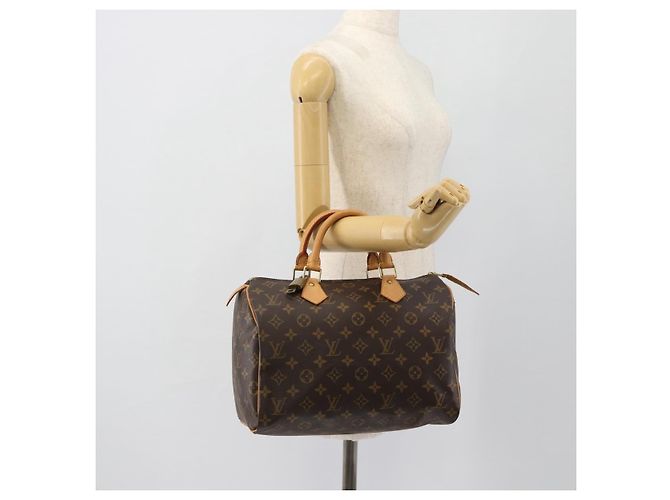 LOUIS VUITTON Bolso Monogram Speedy 30 M41526 LV Auth 181837SAV Monograma - vista 23