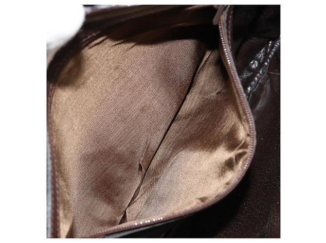 FENDI Zucca Canvas Schultertasche Schwarz Braun Auth 182351 - Ansicht 22