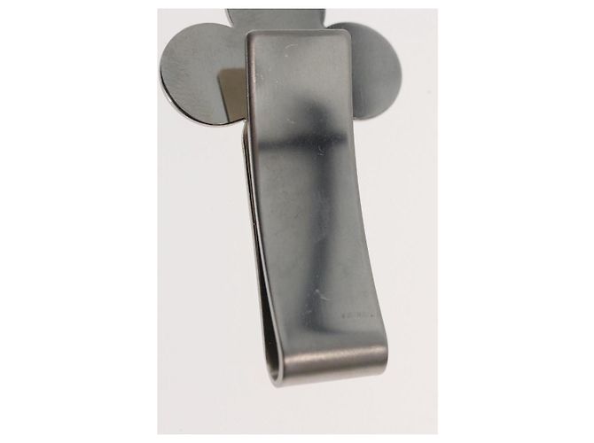 LOUIS VUITTON Geldclip Metall Silber LV Auth BA13246 - Ansicht 7