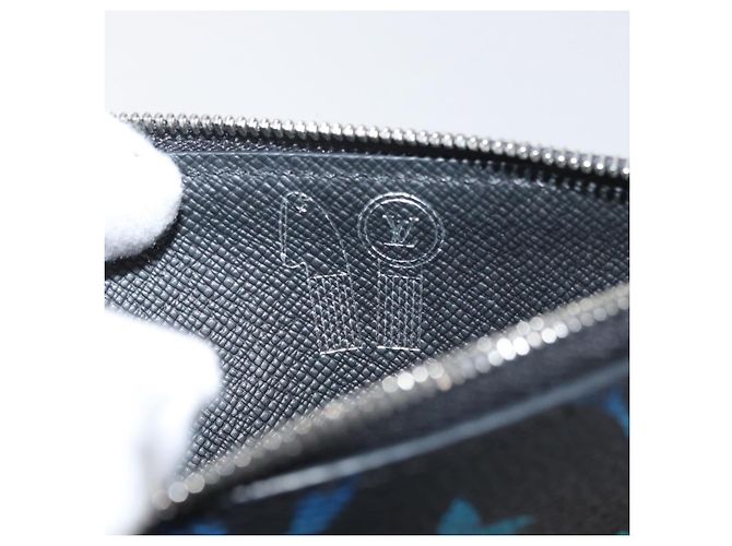 LOUIS VUITTON Tarjetero Monogram Gradient Negro M14261 LV Auth 181662M Monograma - vista 11