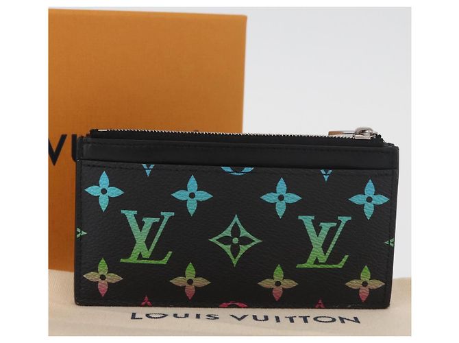 LOUIS VUITTON Tarjetero Monogram Gradient Negro M14261 LV Auth 181662M Monograma - vista 12