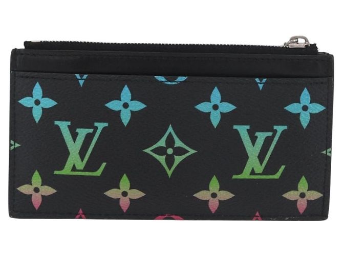 LOUIS VUITTON Tarjetero Monogram Gradient Negro M14261 LV Auth 181662M Monograma - vista 13